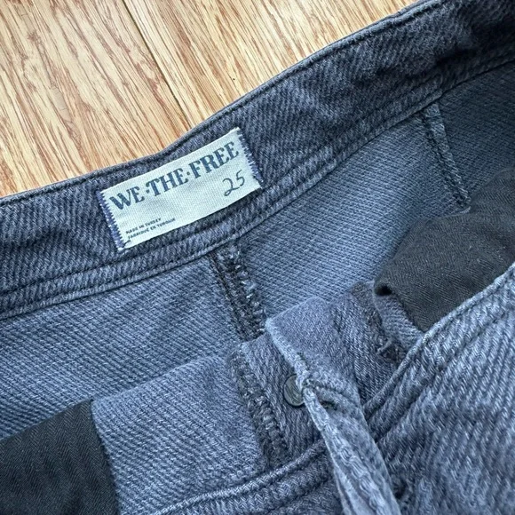 Free People Osaka Barrel Leg Jeans - Washed Black - Picture 6 of 15